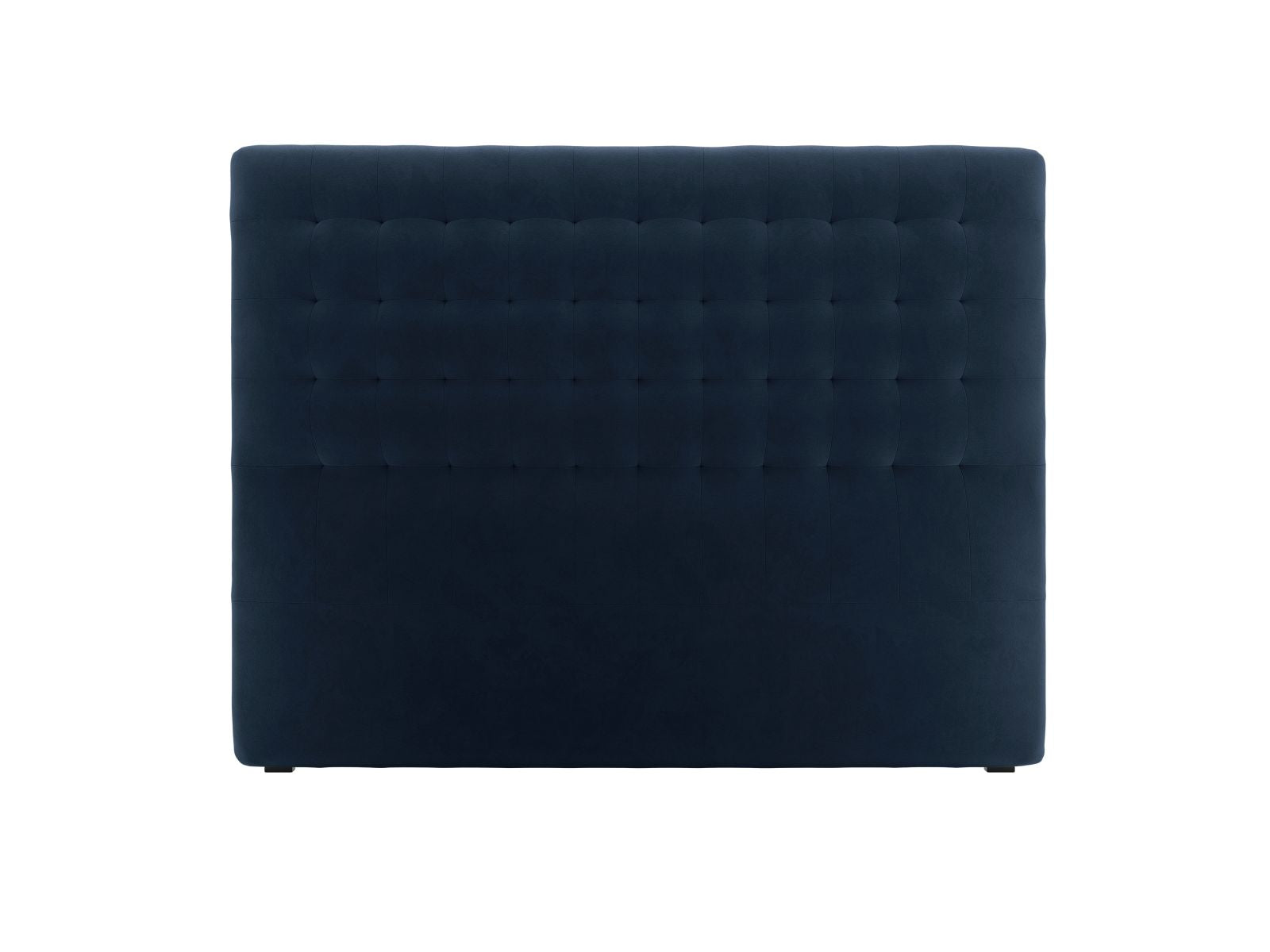 Elegantes Kopfteil Nova in edlem Blau, 160 cm breit, ideal für zeitgemäße Schlafzimmergestaltung. Hochwertige Verarbeitung von Micadoni.