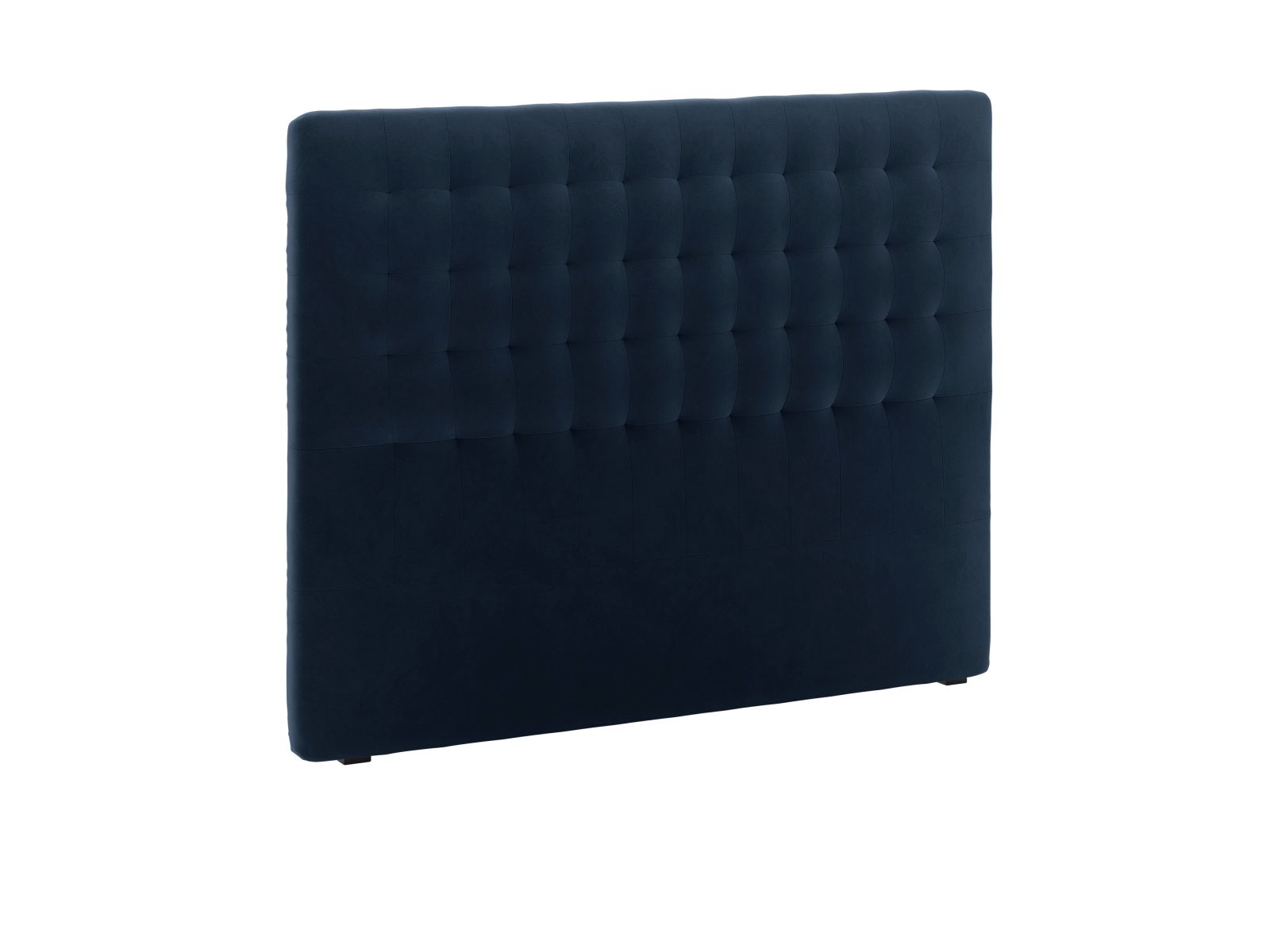 Stilvolles Kopfteil Nova in tiefem Blau, 160 cm breit, perfekt für moderne Schlafzimmer. Hochwertige Materialien von Micadoni.