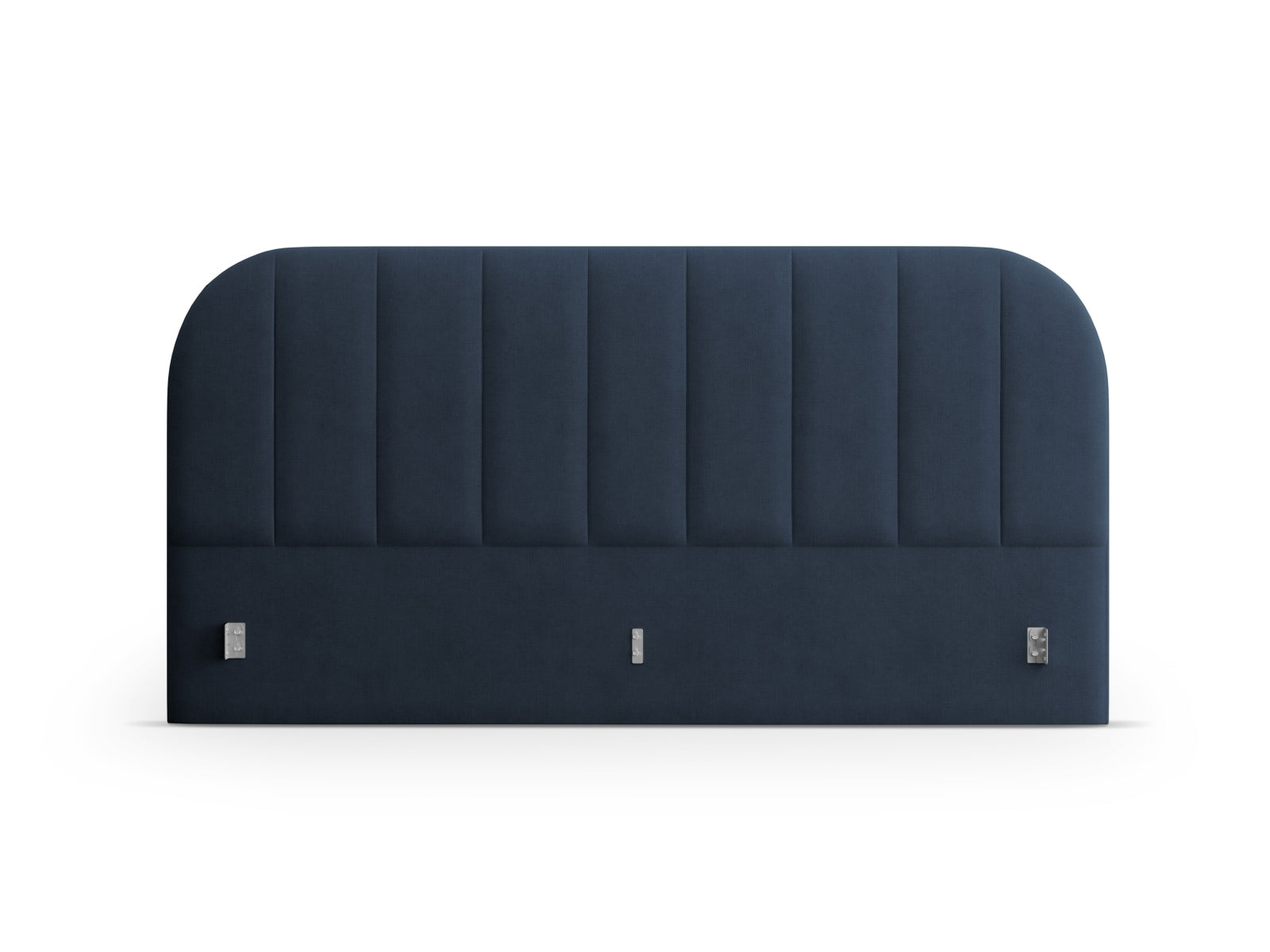 Stilvolles Kopfteil Billy in tiefem Royalblau von Micadoni, perfekt für ein modernes Schlafzimmerambiente. Hochwertige Materialien und elegantes Design.