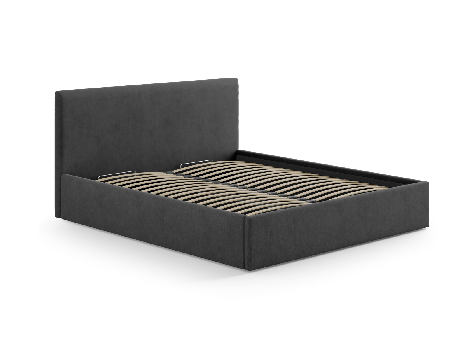Elegantes Kopfteil Remo in Anthrazit von Micadoni, ideal für stilvolle Schlafzimmergestaltung. Hochwertige Verarbeitung und modernes Design.