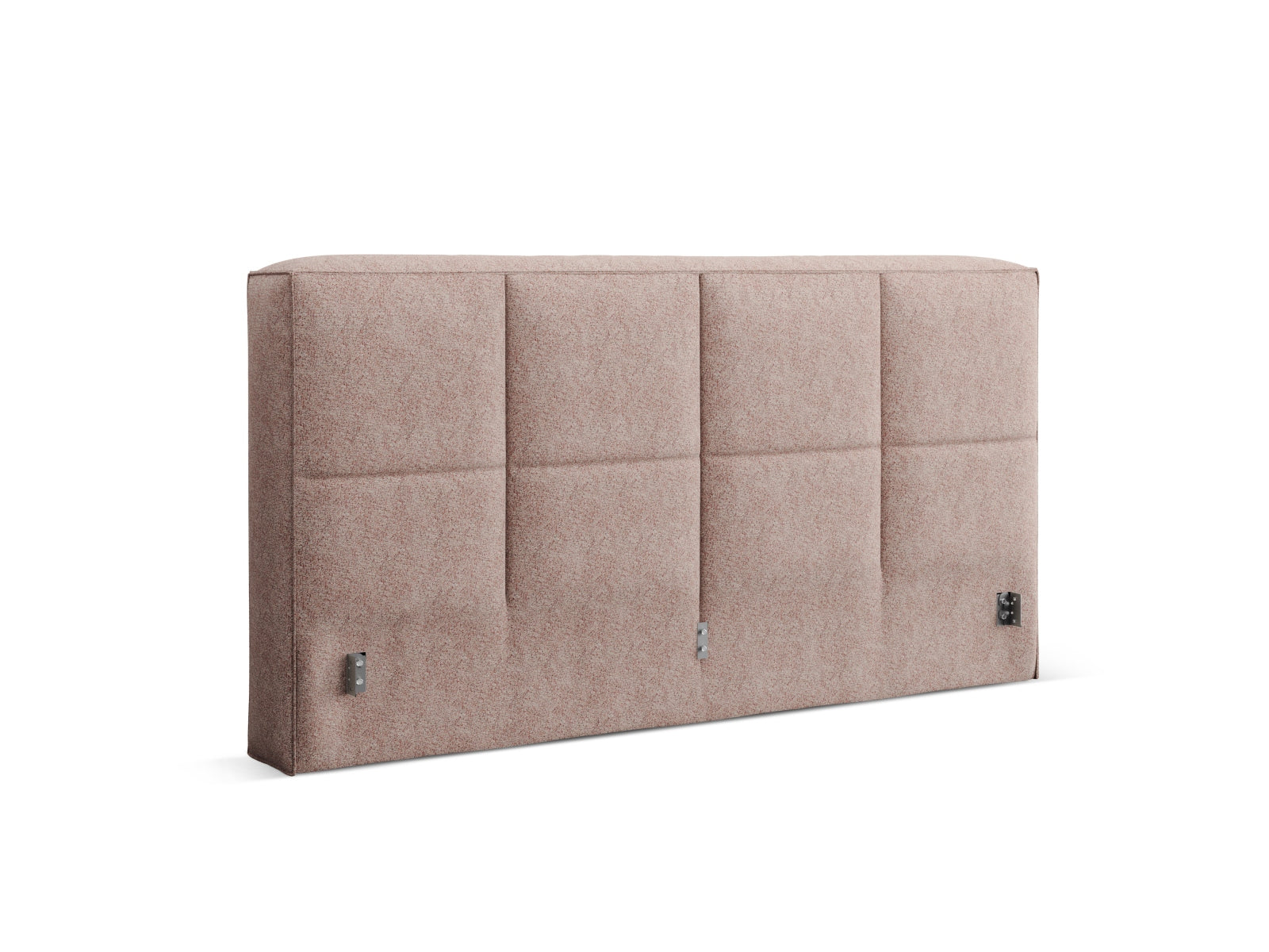 Stilvolles Kopfteil Darren in zartem Pink Melange, perfekt für moderne Schlafzimmer. Hochwertige Materialien und elegantes Design.