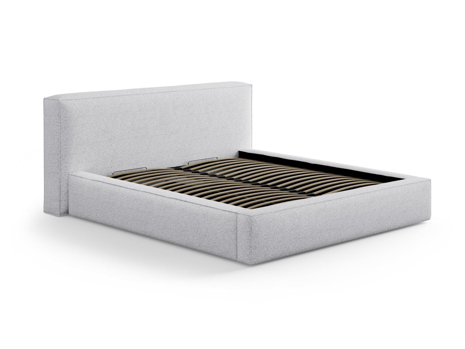 Verleihen Sie Ihrem Schlafzimmer mit dem Olivia Kopfteil von Micadoni einen Hauch von Luxus. Das stilvolle Boucle-Design sorgt für Eleganz und Komfort.