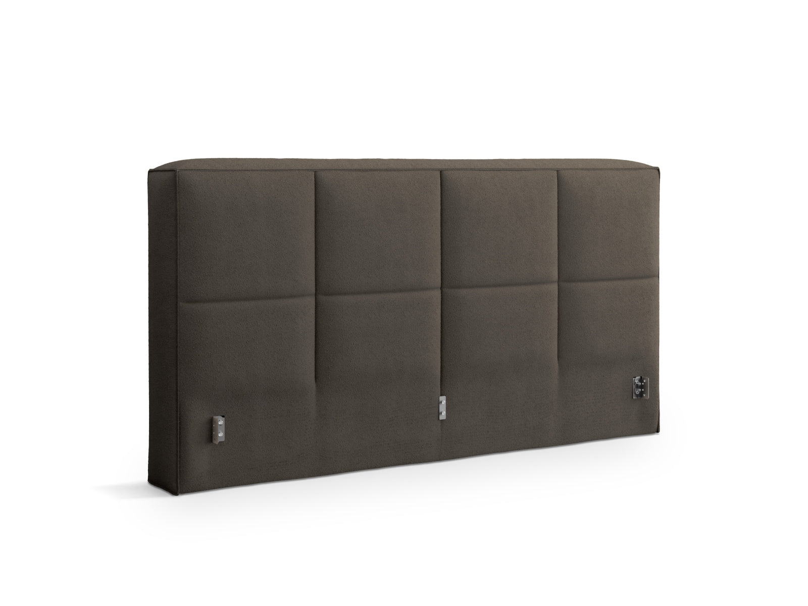 Stilvolles Boucle Kopfteil Darren in warmen Grau-Braun-Tönen, perfekt für moderne Schlafzimmer. Exquisite Qualität von Micadoni.