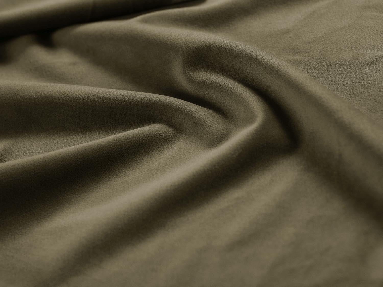 Luxuriöses Phaedra Velour Kopfteil in zarten Grüntönen, perfekt für eine elegante Schlafzimmeratmosphäre. Exquisite Qualität von Micadoni.
