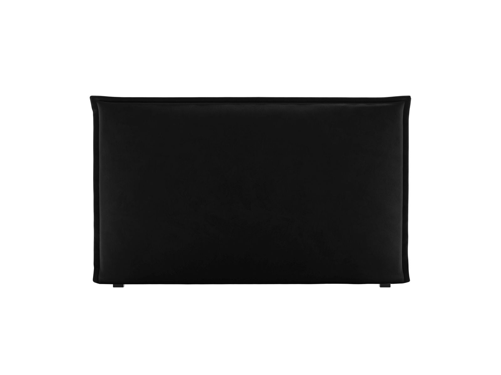 Elegantes schwarzes Kopfteil Monica mit 180 cm Breite, ideal für ein modernes Schlafzimmer, bietet Komfort und Stil von Micadoni.