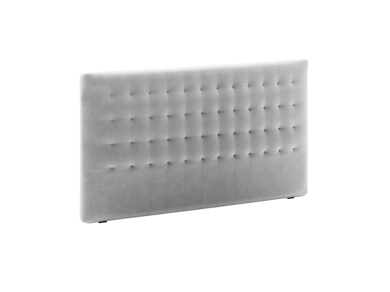Modernes Kopfteil Nova in zartem Hellgrau, 180 cm breit, perfekt für eine elegante und zeitgemäße Schlafzimmeratmosphäre von Micadoni.