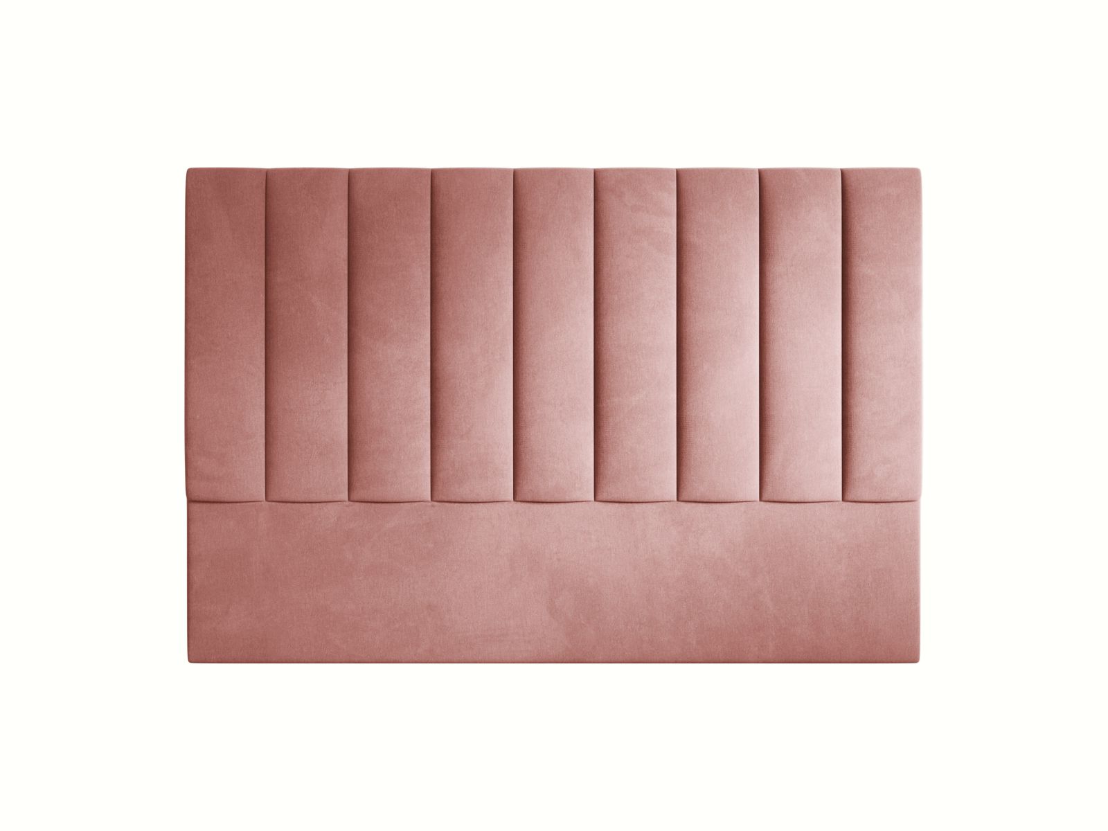 Elegantes Kopfteil Marl in 180 cm Breite, gefertigt aus hochwertigem Pink-Magic Velvet, ideal für ein stilvolles und modernes Schlafzimmer.