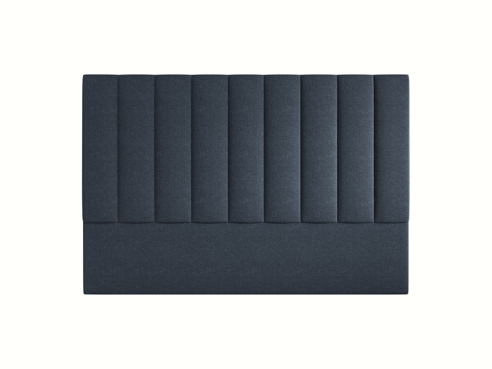 Elegantes Kopfteil Marl in edlem Navy Blue, 180 cm breit, ideal für zeitgemäße Schlafzimmergestaltung. Hochwertige Verarbeitung von Micadoni.