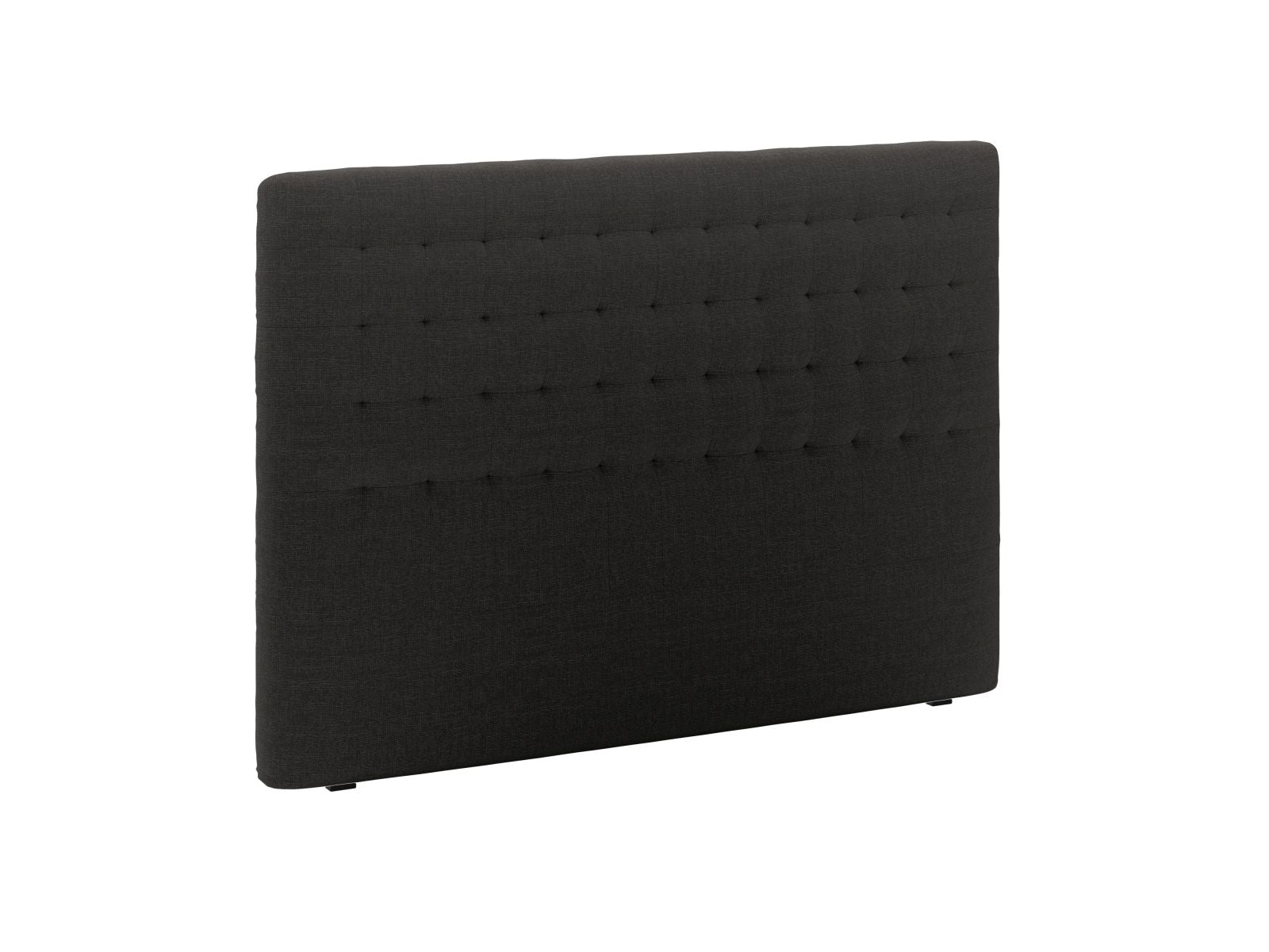 Elegantes Kopfteil Nova 180cm in stilvollem Schwarz, ideal für moderne Schlafzimmer, erhältlich bei KAQTU Design AG.