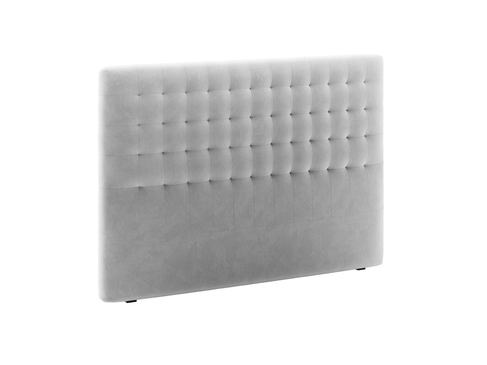 Elegantes Kopfteil Nova in sanftem Hellgrau, 180 cm breit, ideal für stilvolle Schlafzimmergestaltung von Micadoni.