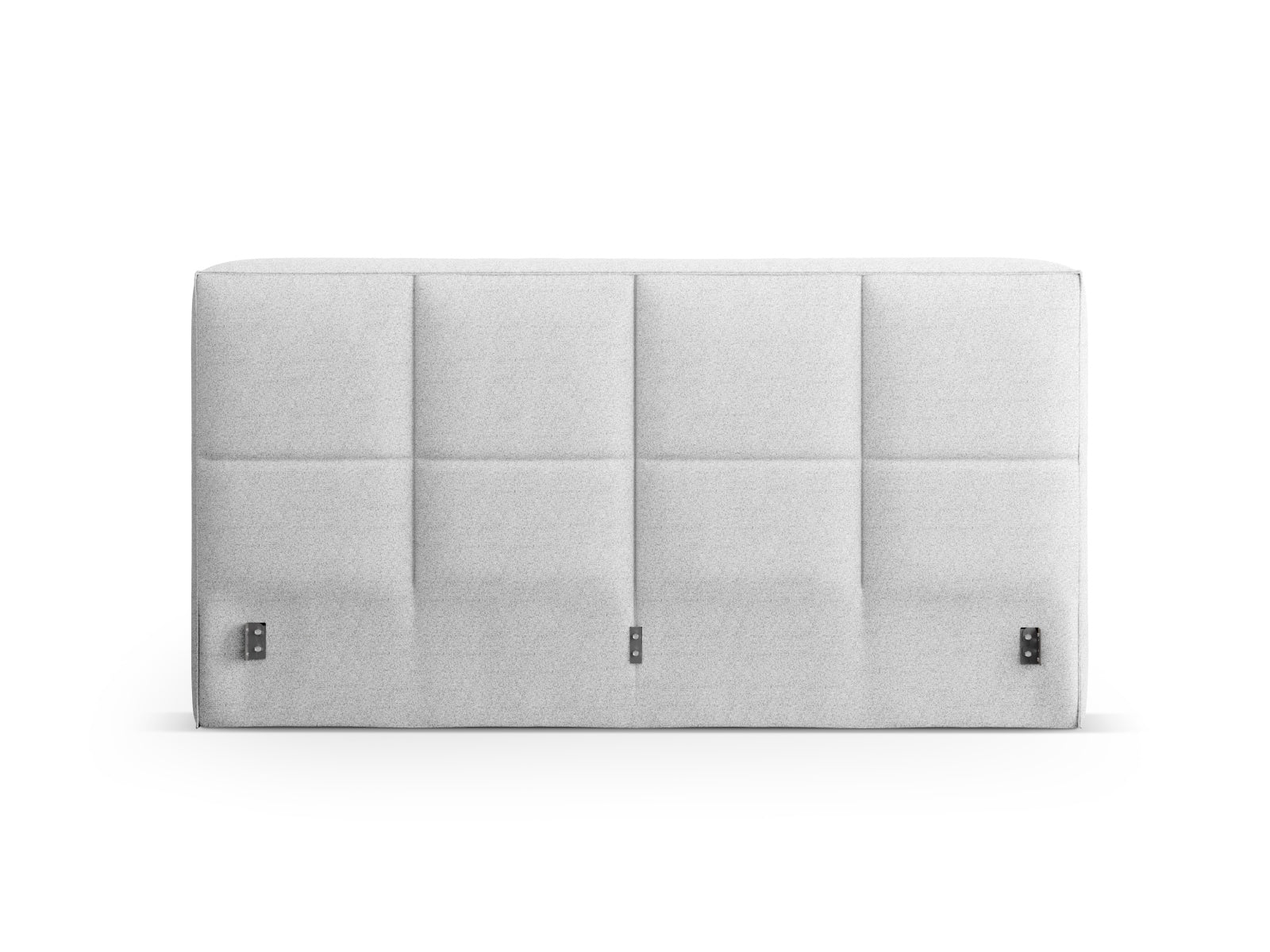 Stilvolles Kopfteil Darren in edlem Grau, perfekt für moderne Schlafzimmer. Hochwertige Materialien und elegantes Design von Micadoni.