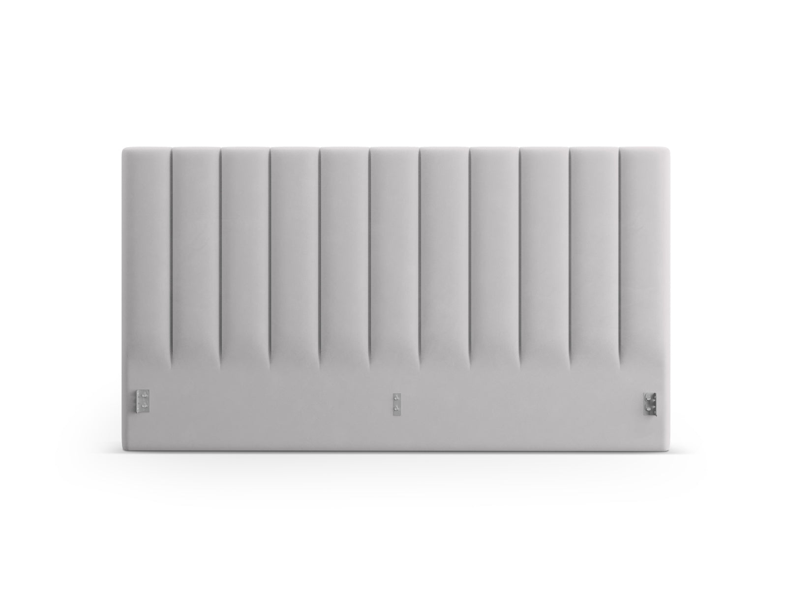 Kopfteil Allison 210cm in Silver-Bluvel präsentiert im Onlineshop von KAQTU Design AG. Kopfteile ist von Micadoni