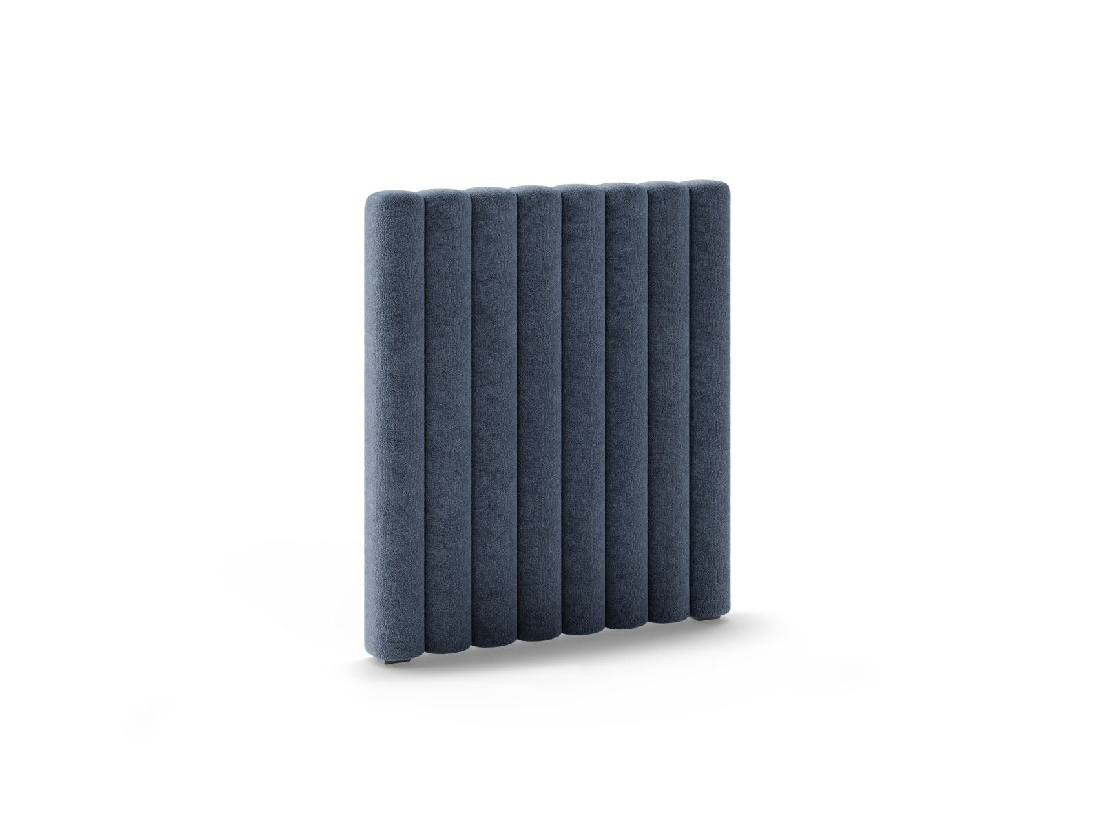 Elegantes Kopfteil Mistero in Dunkelblau, 80 cm breit, ideal für stilvolle Schlafzimmergestaltung, erhältlich bei KAQTU Design AG.