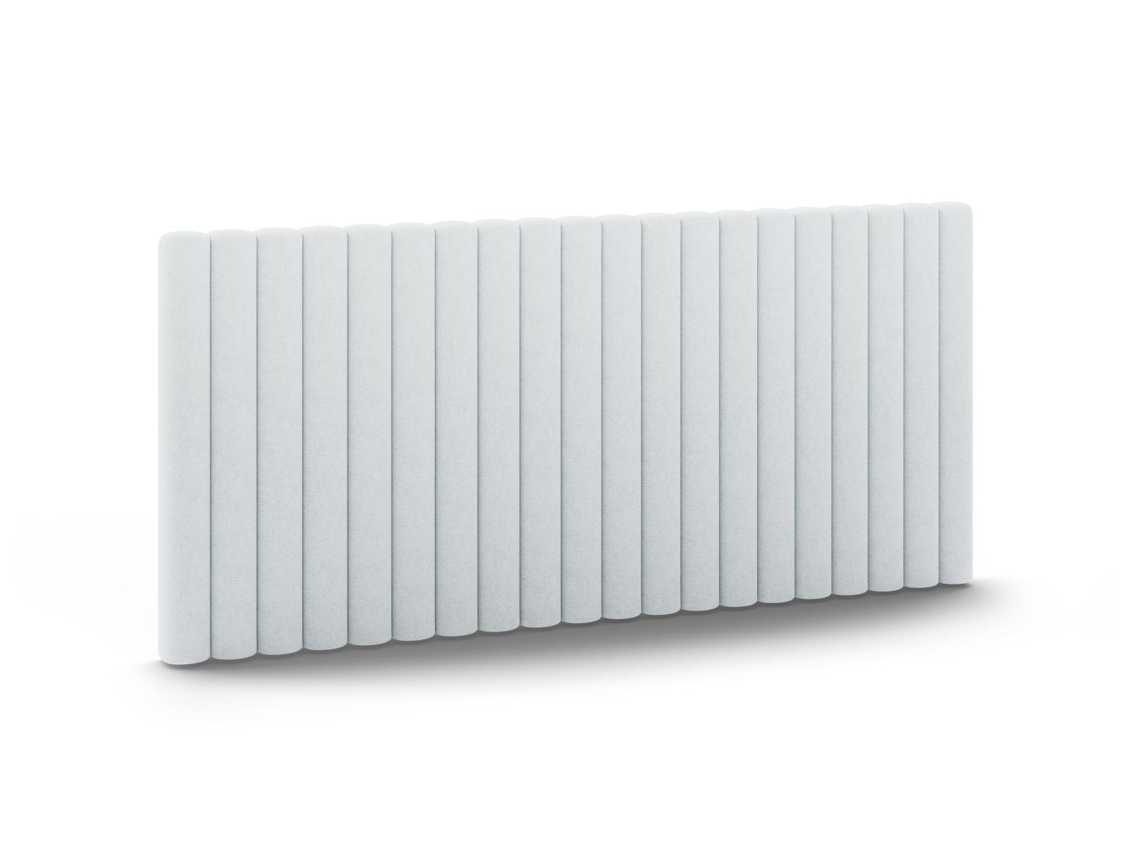 Elegantes Kopfteil Mistero in sanftem Light Grey, ideal für stilvolle Schlafzimmergestaltung, erhältlich bei KAQTU Design AG.