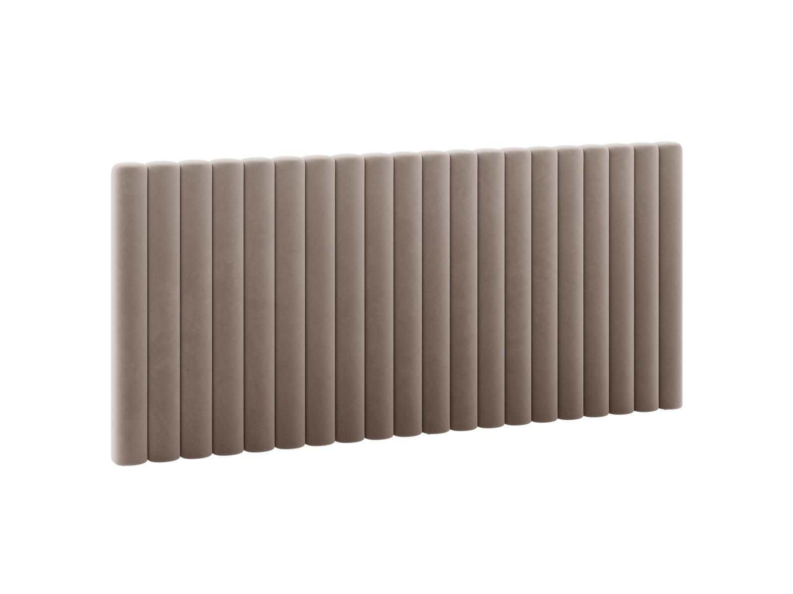 Elegantes Kopfteil Mistero in Warm Grey, 200 cm breit, ideal für stilvolle Schlafzimmergestaltung. Hochwertige Verarbeitung von Micadoni.