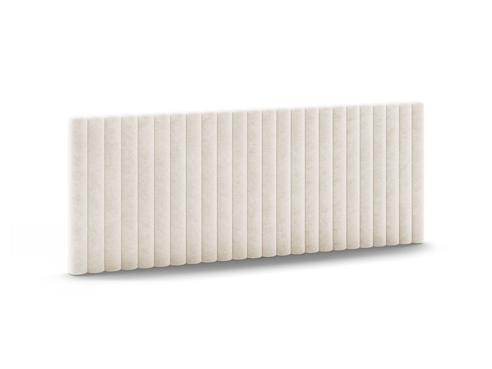 Elegantes Kopfteil Mistero in sanftem Light Beige, ideal für stilvolle Schlafzimmergestaltung. Hochwertige Verarbeitung von Micadoni.