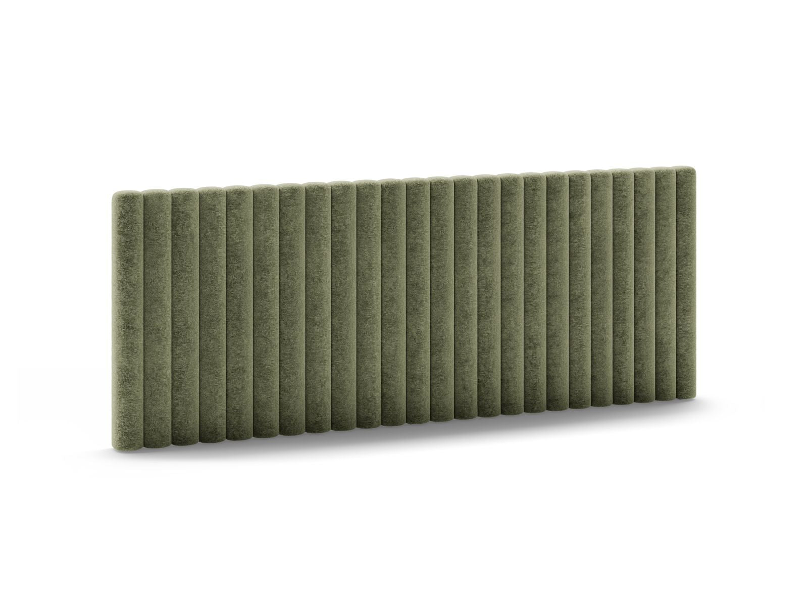 Elegantes Kopfteil Mistero in sanftem Grün, 240 cm breit, ideal für stilvolle Schlafzimmergestaltung von Micadoni.