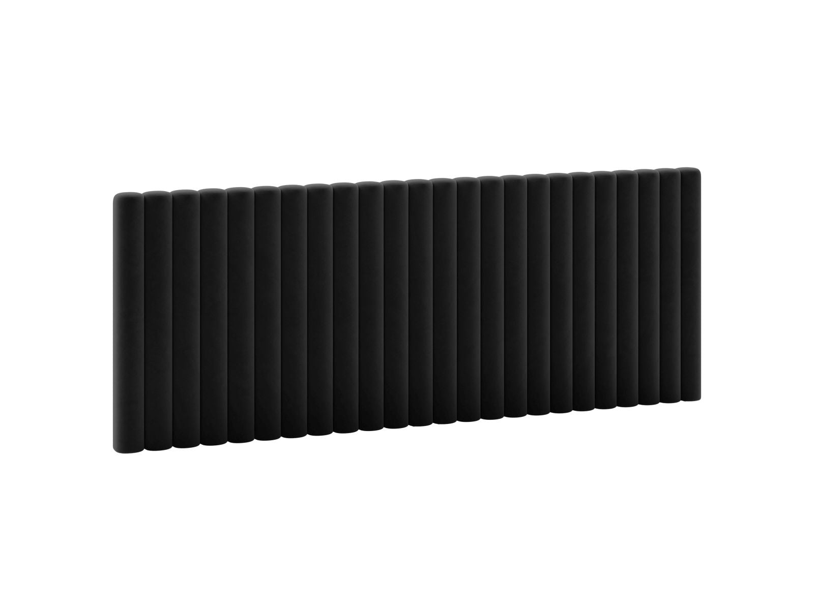 Elegantes Kopfteil Mistero in Schwarz, 240 cm breit, ideal für stilvolle Schlafzimmergestaltung. Hochwertige Verarbeitung von Micadoni.