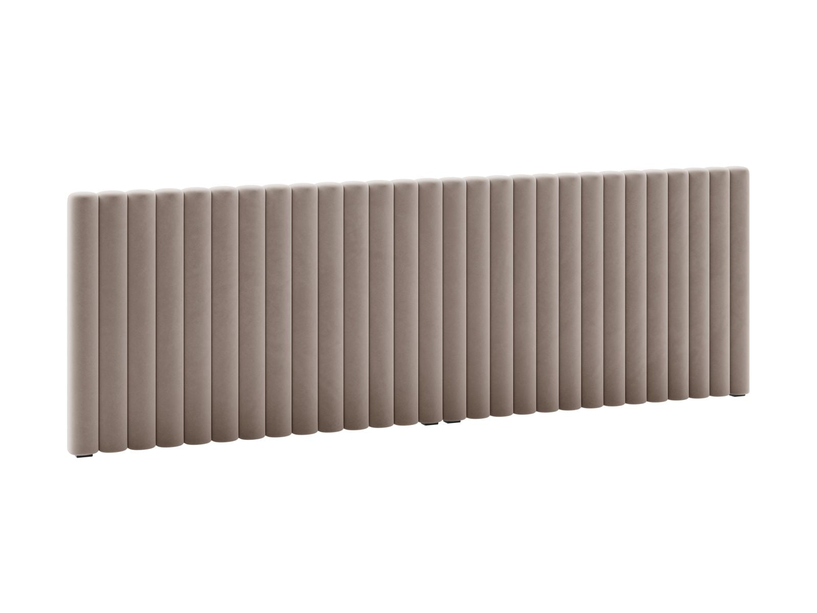 Elegantes Kopfteil Mistero in warmem Grau, 280 cm breit, ideal für stilvolle Schlafzimmergestaltung. Hochwertige Verarbeitung von Micadoni.
