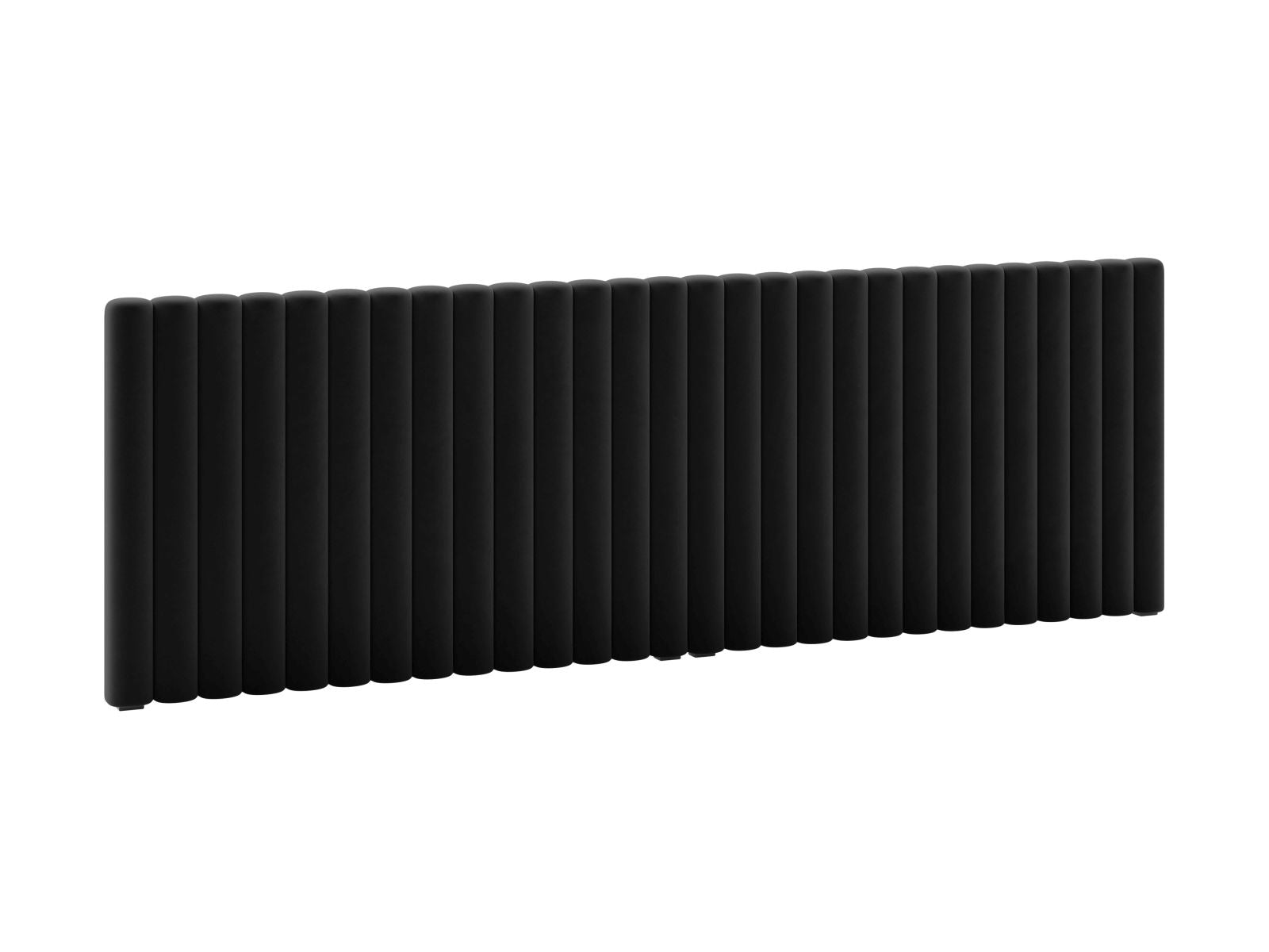 Elegantes Kopfteil Mistero in Schwarz, 280 cm breit, ideal für stilvolle Schlafzimmergestaltung. Hochwertige Verarbeitung von Micadoni.