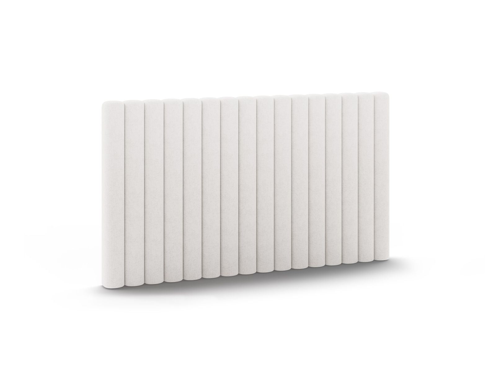 Elegantes Kopfteil Mistero in sanftem Light Beige, ideal für stilvolle Schlafzimmergestaltung. Hochwertige Verarbeitung von Micadoni.