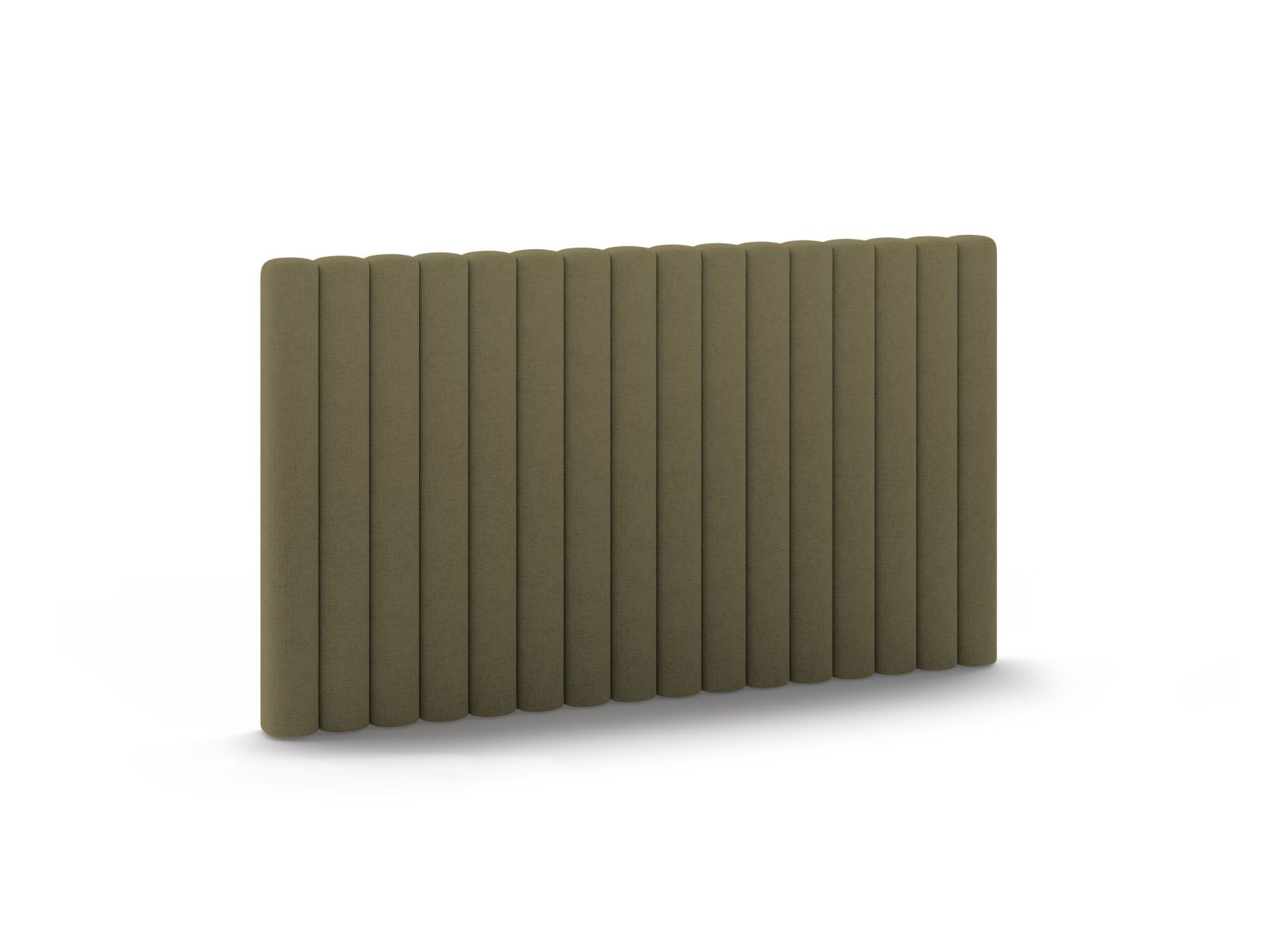 Elegantes Kopfteil Mistero in 160 cm Breite, stilvolles Design in Green-Moly, ideal für moderne Schlafzimmer, erhältlich bei KAQTU.