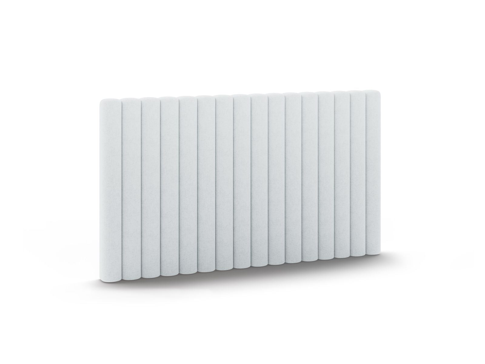 Elegantes Kopfteil Mistero in sanftem Light Grey, ideal für stilvolle Schlafzimmergestaltung. Hochwertige Verarbeitung von Micadoni.