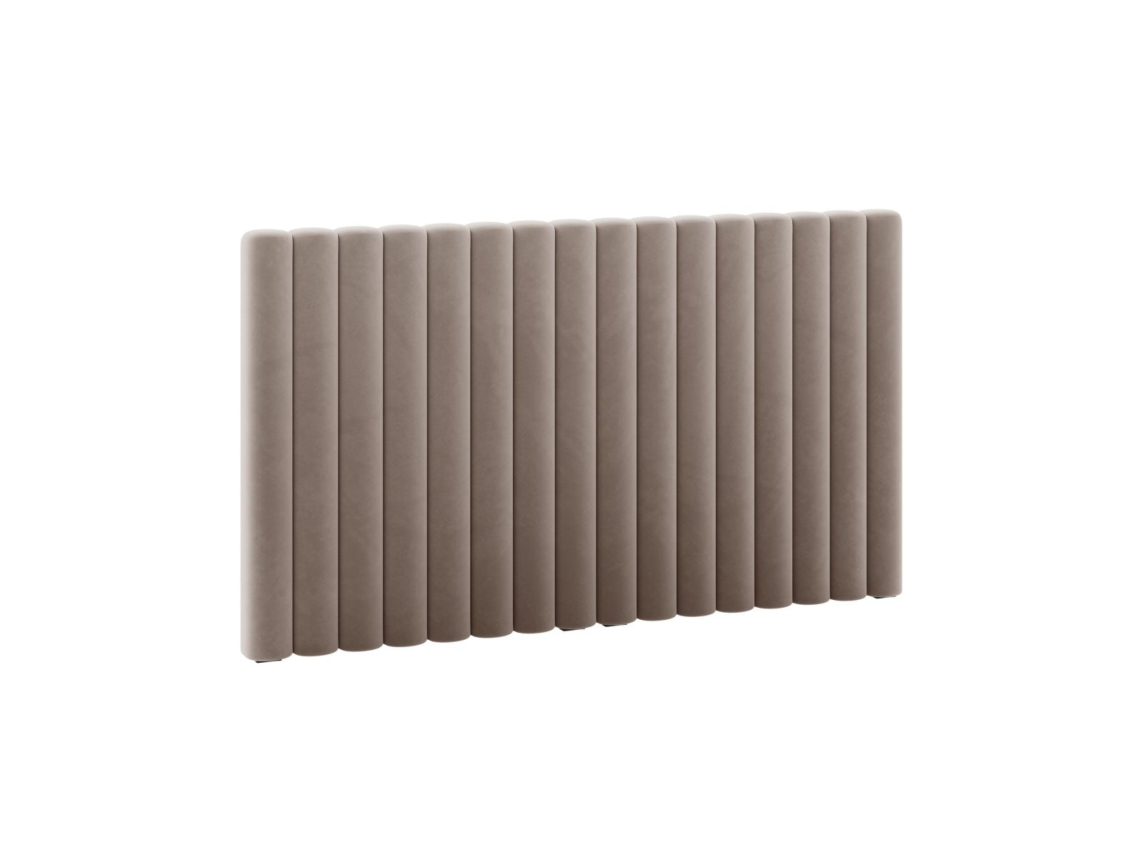 Elegantes Kopfteil Mistero in Warm Grey, 160 cm breit, ideal für stilvolle Schlafzimmergestaltung von Micadoni.