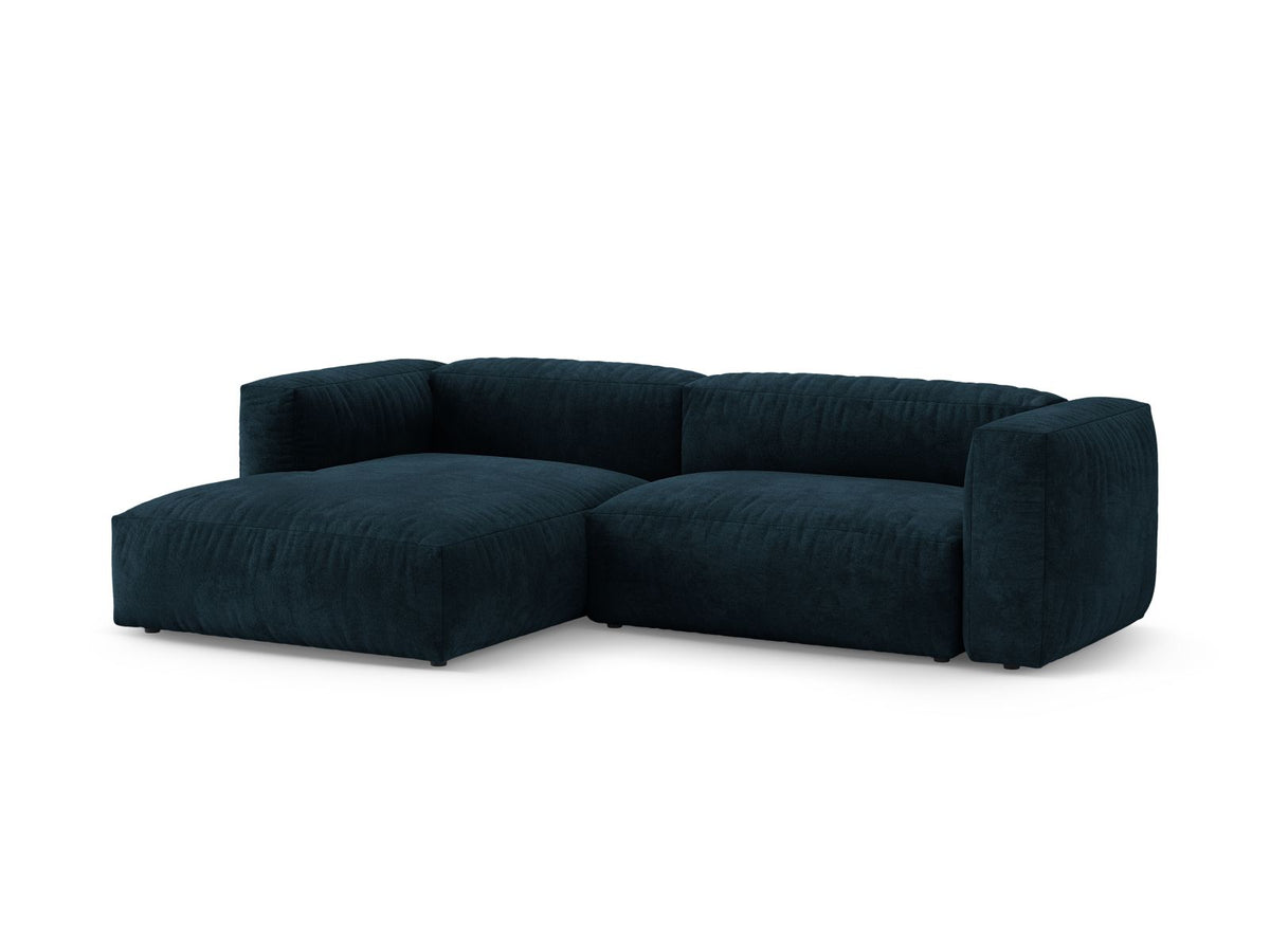 4-Sitzer Ecksofa links mit Schlaffunktion Martina in Deep Petrol-Vogue präsentiert im Onlineshop von KAQTU Design AG. Bettsofa links ist von Micadoni