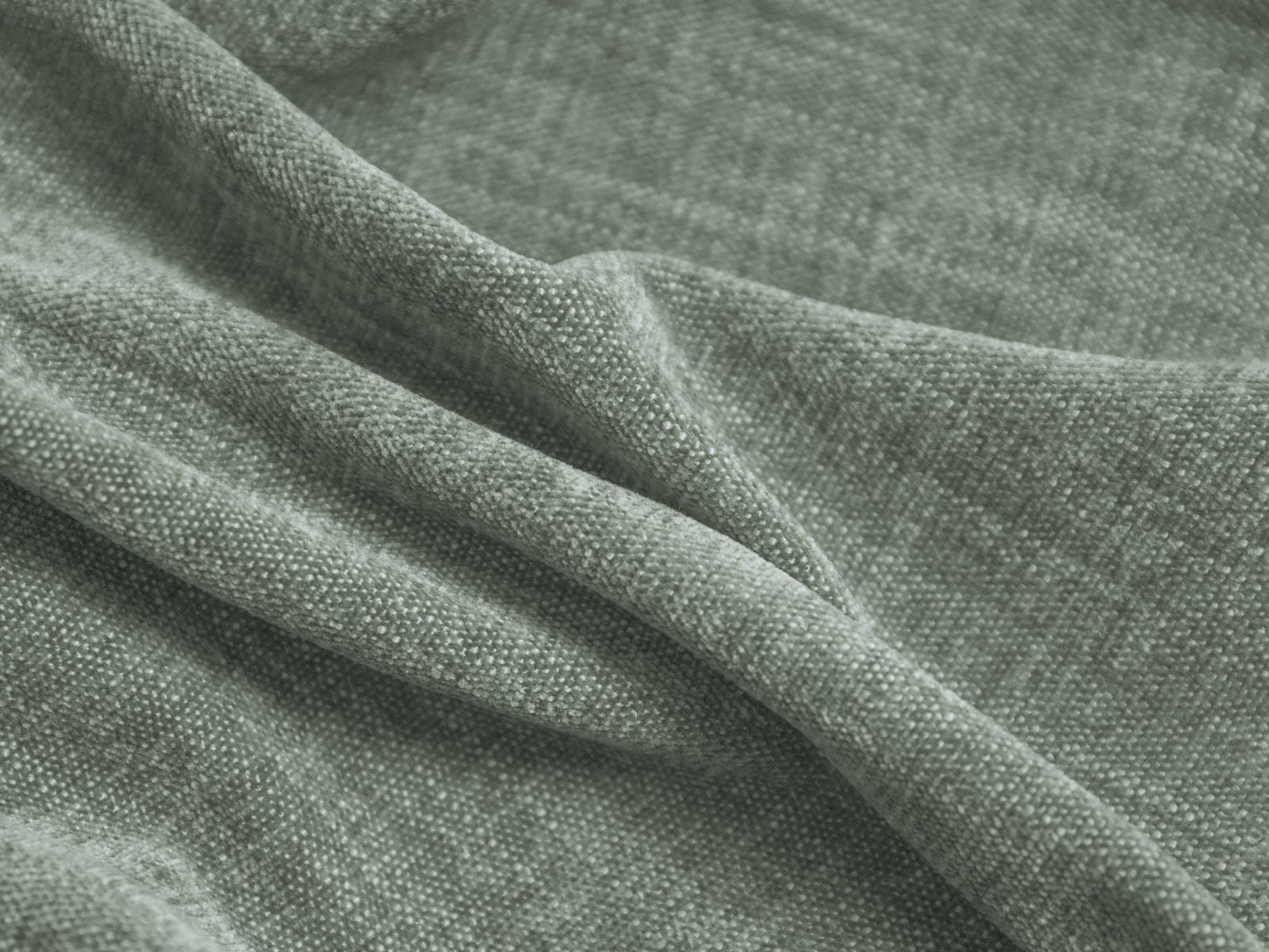 Modernes 4-Sitzer Ecksofa Martina in Moss Green-Boston, perfekt für gemütliche Abende und mit praktischer Schlafoption für Übernachtungsgäste.