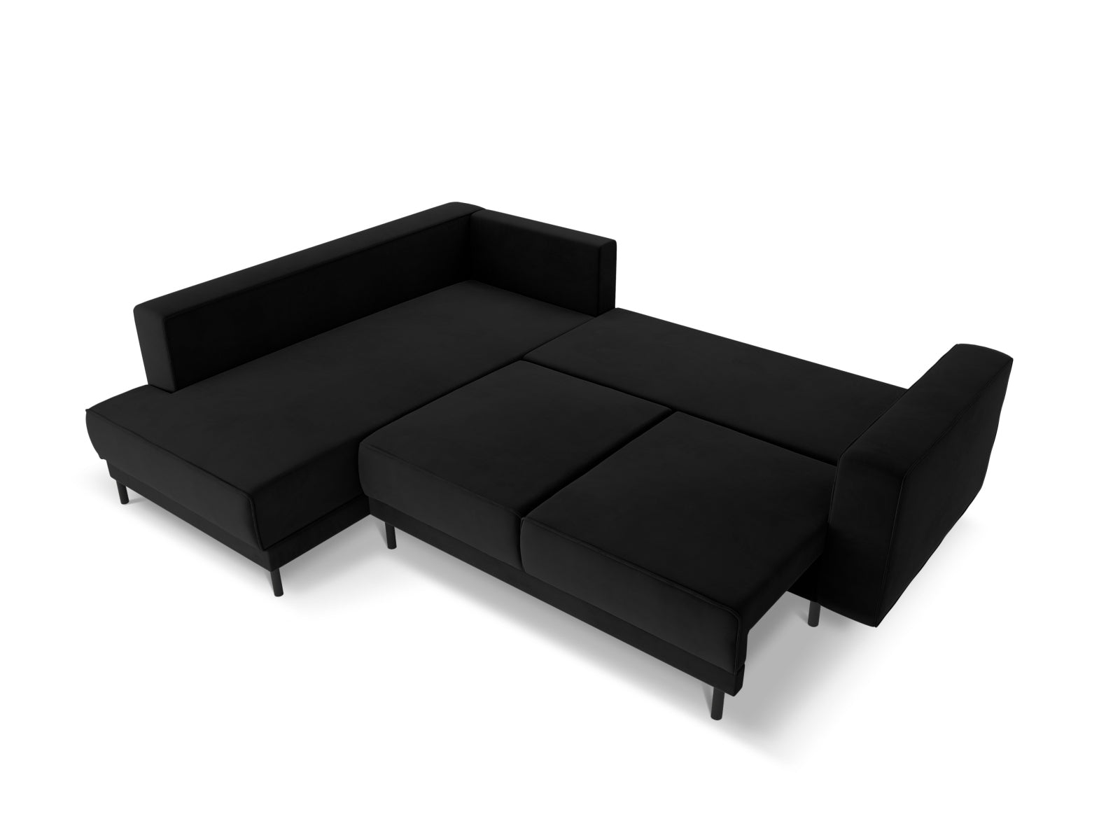 Erleben Sie das elegante Caro Velour Ecksofa von Micadoni – ein 5-Sitzer mit praktischer Schlaffunktion, perfekt für stilvolle Wohnräume und entspannte Nächte.