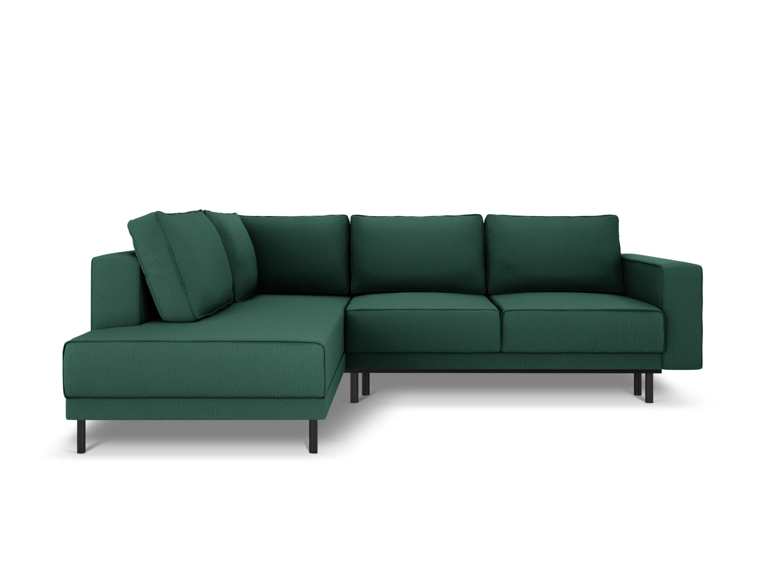 Erleben Sie das elegante Caro Ecksofa von Micadoni – ein 5-Sitzer mit praktischer Schlaffunktion links, perfekt für entspannte Abende und Gäste.