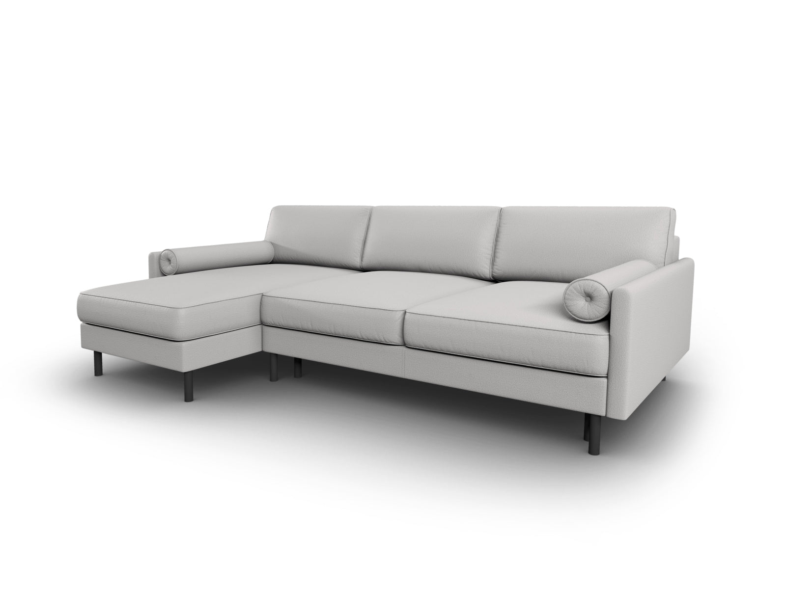 Erleben Sie das stilvolle Scott Ecksofa links von Micadoni: ein 5-Sitzer mit cleverer Schlaffunktion und viel Stauraum für Ihr modernes Zuhause!