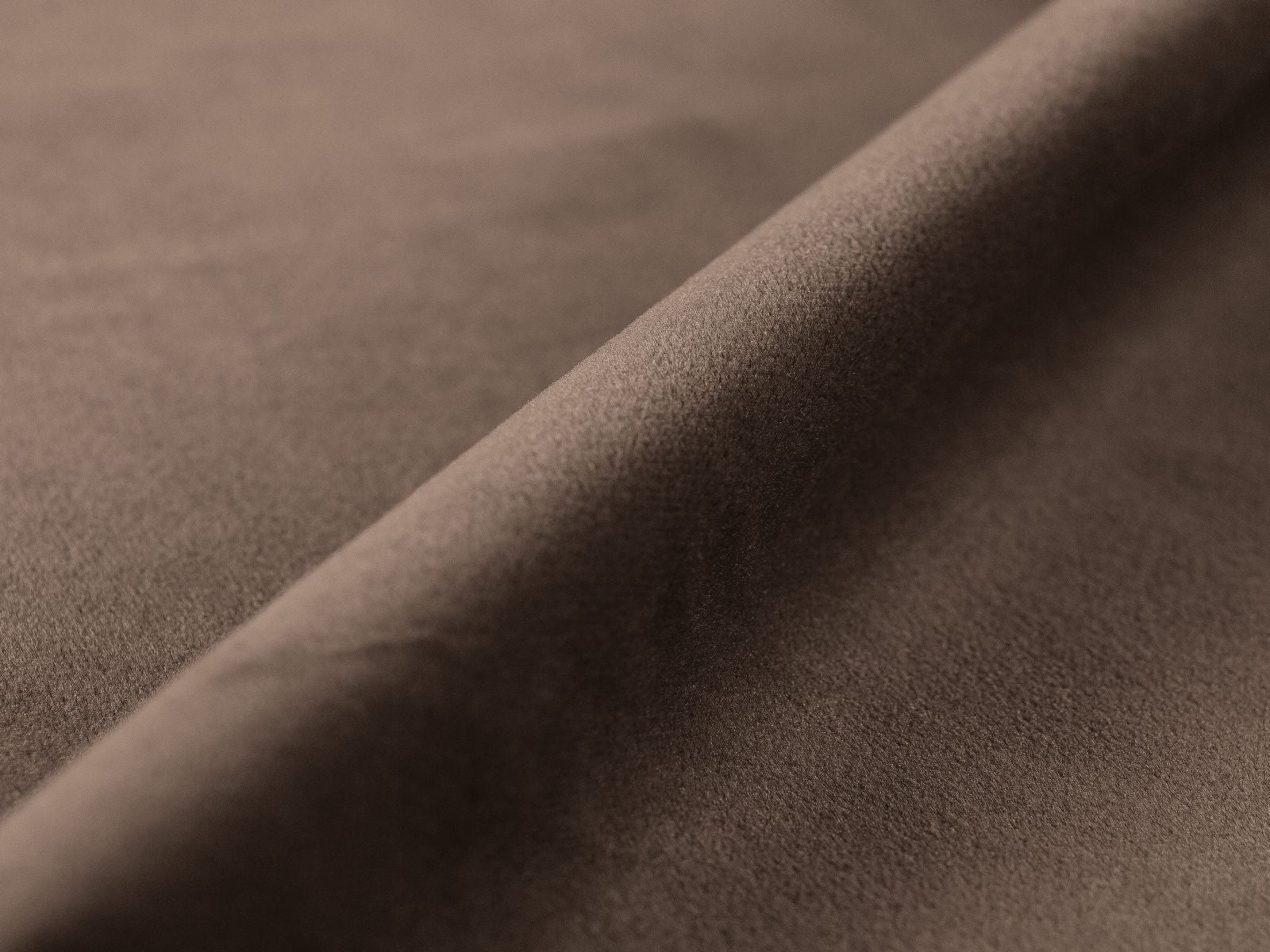 Modernes 3-Sitzer Ecksofa links Victor in Chocolate-Paris, ideal für entspannte Abende und Übernachtungsgäste, mit cleverem Stauraum.