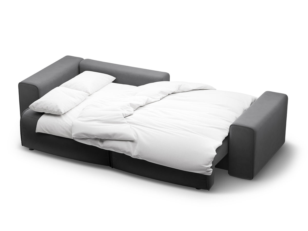 3-Sitzer Ecksofa links mit Schlaffunktion und Stauraum Victor in Grey-Paris präsentiert im Onlineshop von KAQTU Design AG. Bettsofa links ist von Micadoni