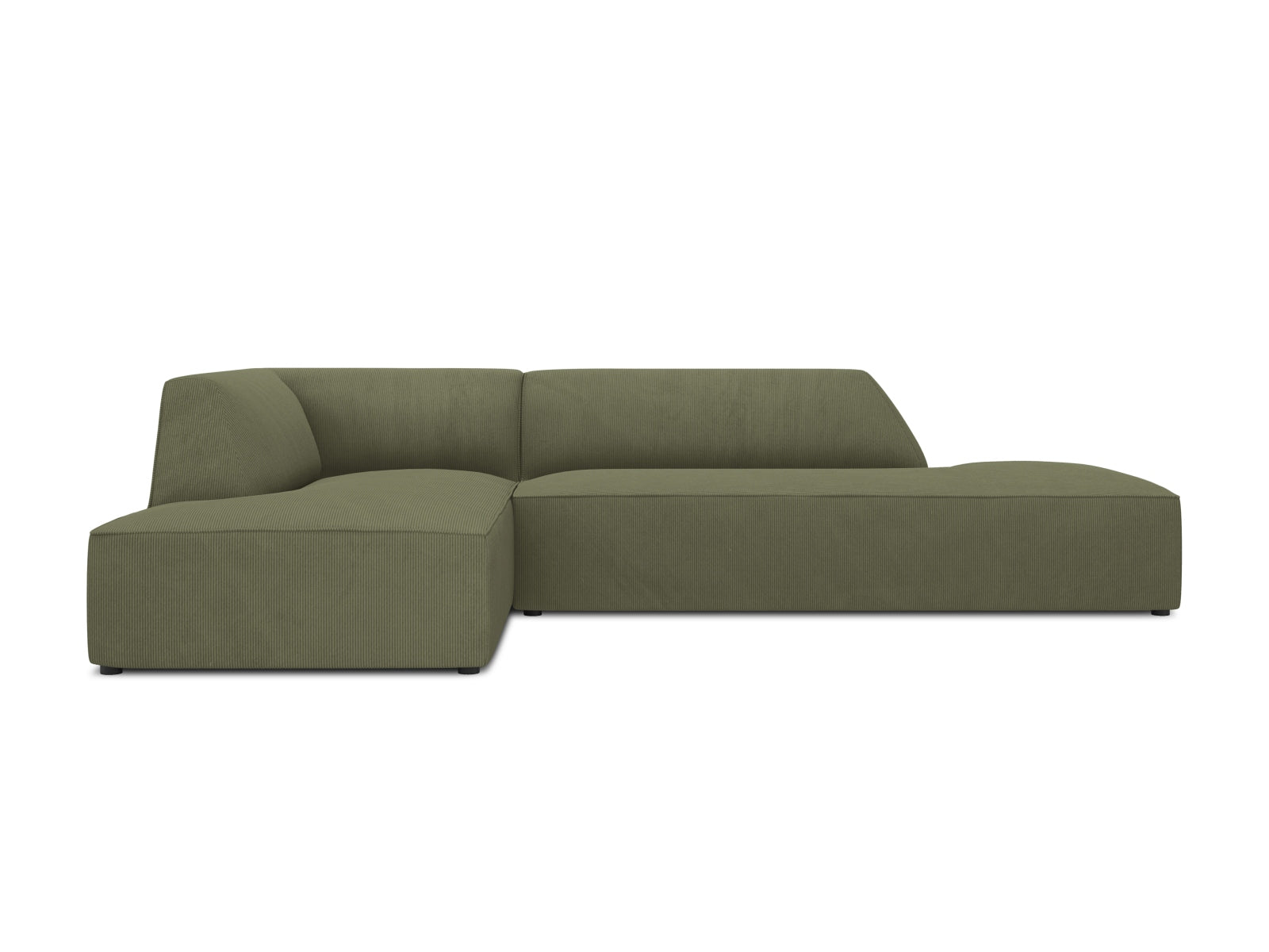 Ruby Modulares Ecksofa links 4 Sitzer in Green-Scala präsentiert im Onlineshop von KAQTU Design AG. Ecksofa links ist von Micadoni