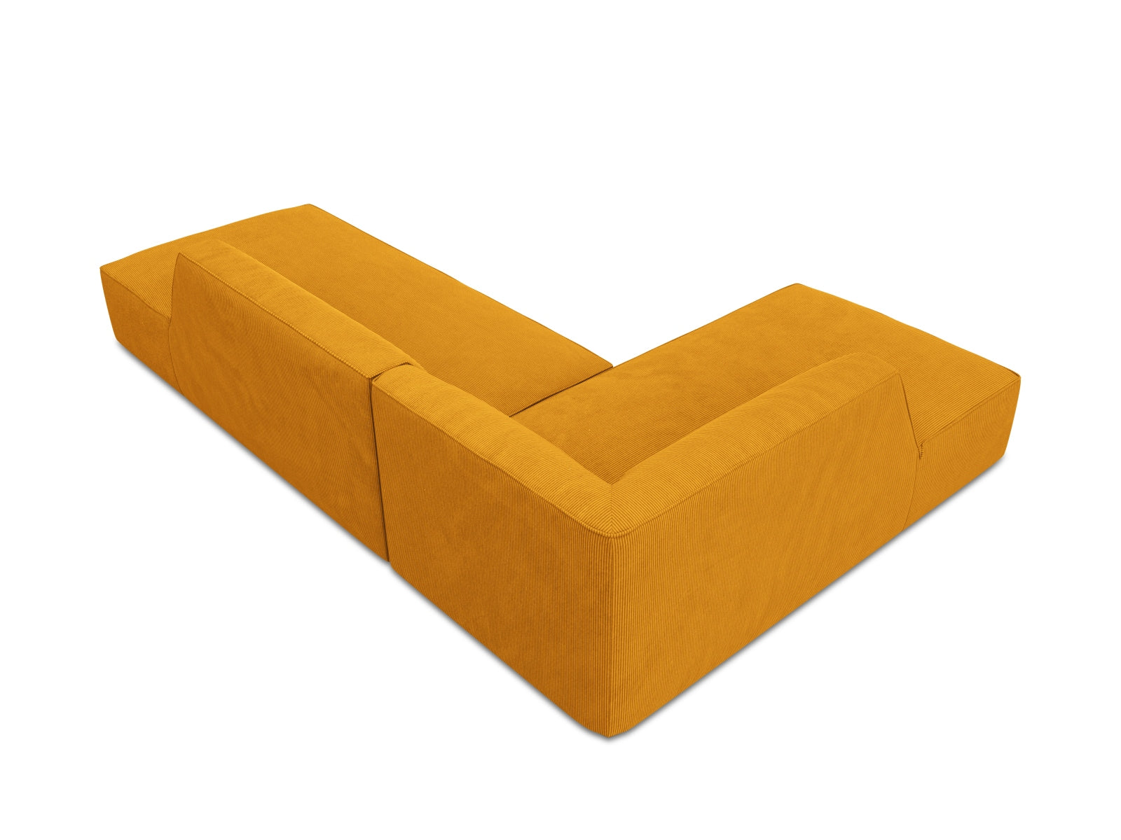 Ruby Modulares Ecksofa links 4 Sitzer in Yellow-Scala präsentiert im Onlineshop von KAQTU Design AG. Ecksofa links ist von Micadoni