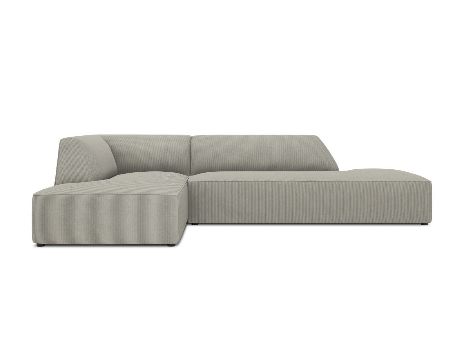 Ruby Modulares Ecksofa links 4 Sitzer in Light Grey-Scala präsentiert im Onlineshop von KAQTU Design AG. Ecksofa links ist von Micadoni