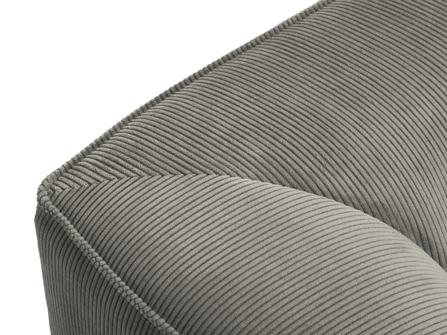 Ruby Modulares Ecksofa links 4 Sitzer in Light Grey-Scala präsentiert im Onlineshop von KAQTU Design AG. Ecksofa links ist von Micadoni