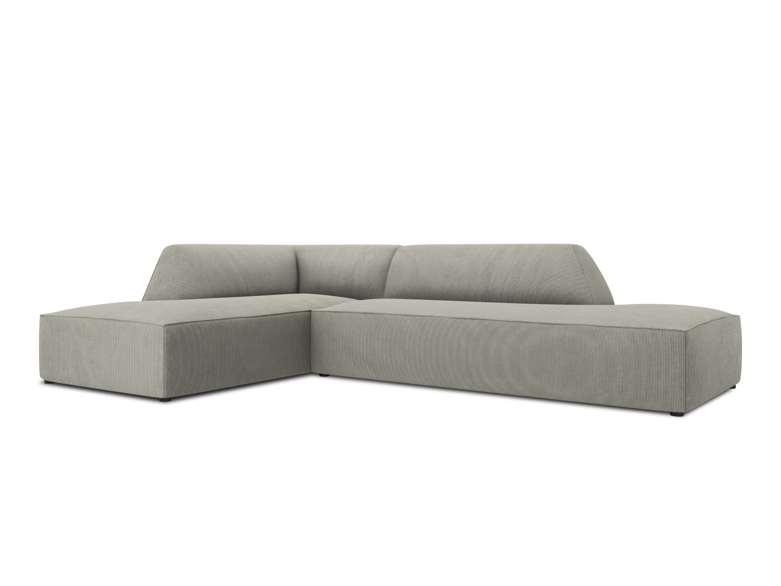 Ruby Modulares Ecksofa links 4 Sitzer in Light Grey-Scala präsentiert im Onlineshop von KAQTU Design AG. Ecksofa links ist von Micadoni