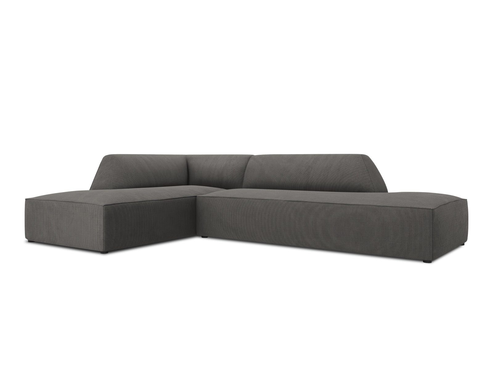 Ruby Modulares Ecksofa links 4 Sitzer in Dark Grey-Scala präsentiert im Onlineshop von KAQTU Design AG. Ecksofa links ist von Micadoni