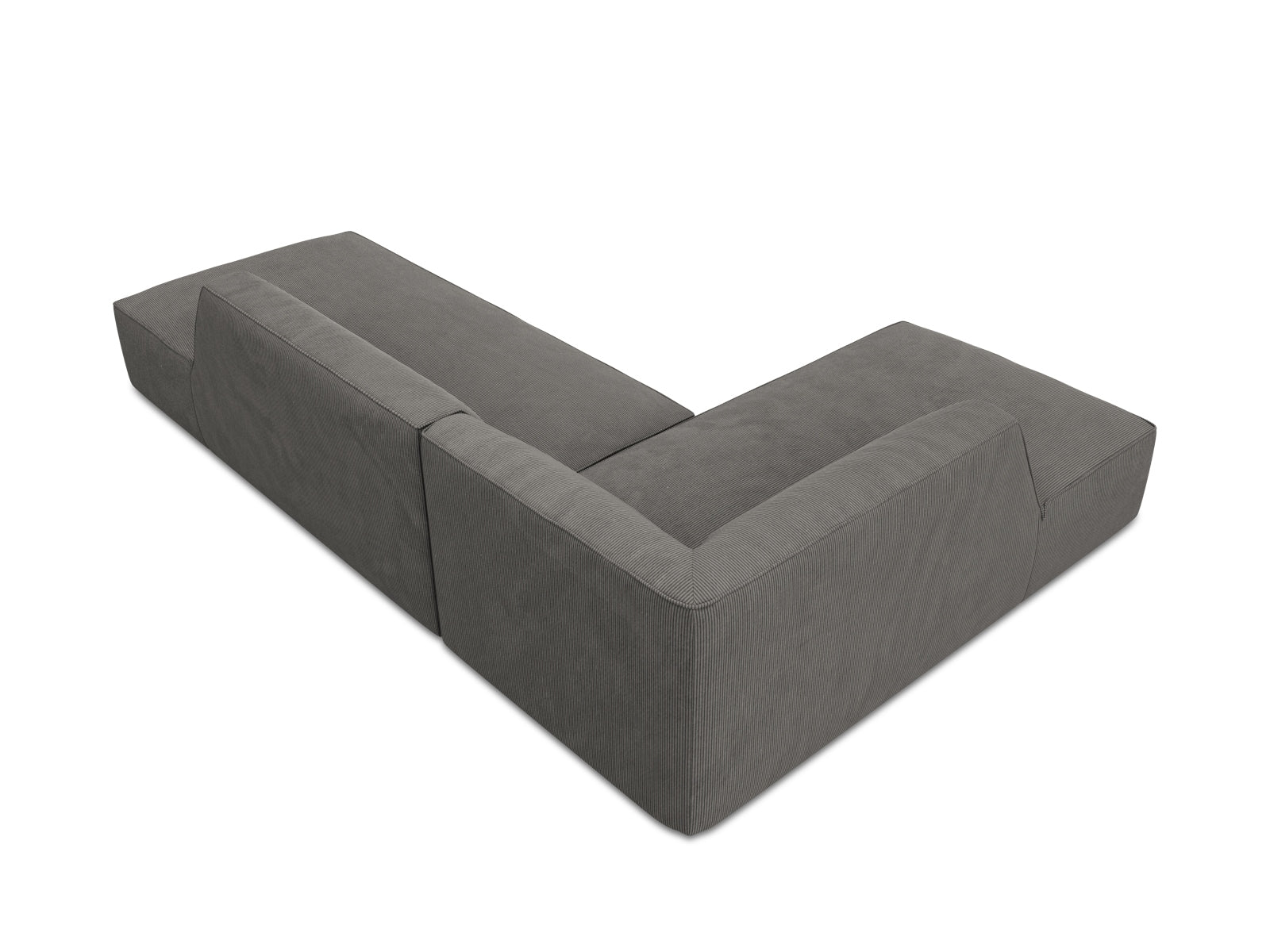 Ruby Modulares Ecksofa links 4 Sitzer in Dark Grey-Scala präsentiert im Onlineshop von KAQTU Design AG. Ecksofa links ist von Micadoni