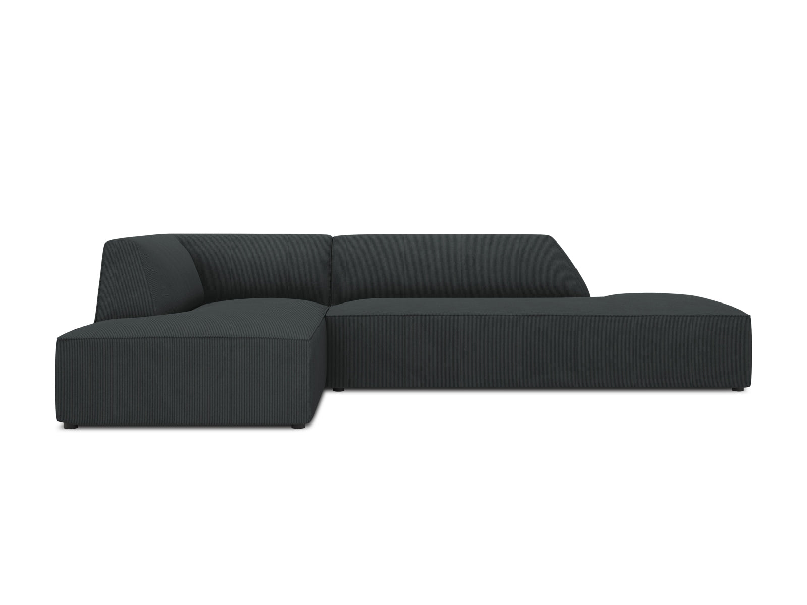 Ruby Modulares Ecksofa links 4 Sitzer in Black-Scala präsentiert im Onlineshop von KAQTU Design AG. Ecksofa links ist von Micadoni