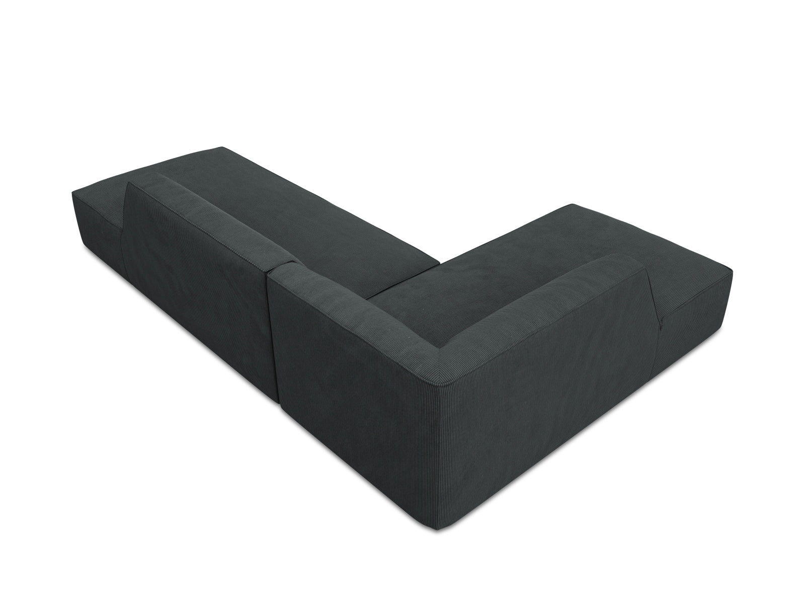 Ruby Modulares Ecksofa links 4 Sitzer in Black-Scala präsentiert im Onlineshop von KAQTU Design AG. Ecksofa links ist von Micadoni
