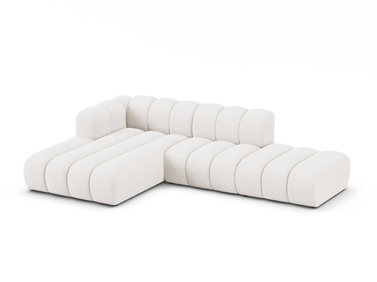 Lupine Modulares Ecksofa open links 5 Sitzer in White-Baloo präsentiert im Onlineshop von KAQTU Design AG. L-Sofa links ist von Micadoni