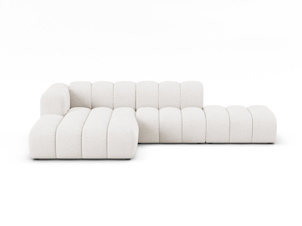 Lupine Modulares Ecksofa open links 5 Sitzer in White-Baloo präsentiert im Onlineshop von KAQTU Design AG. L-Sofa links ist von Micadoni