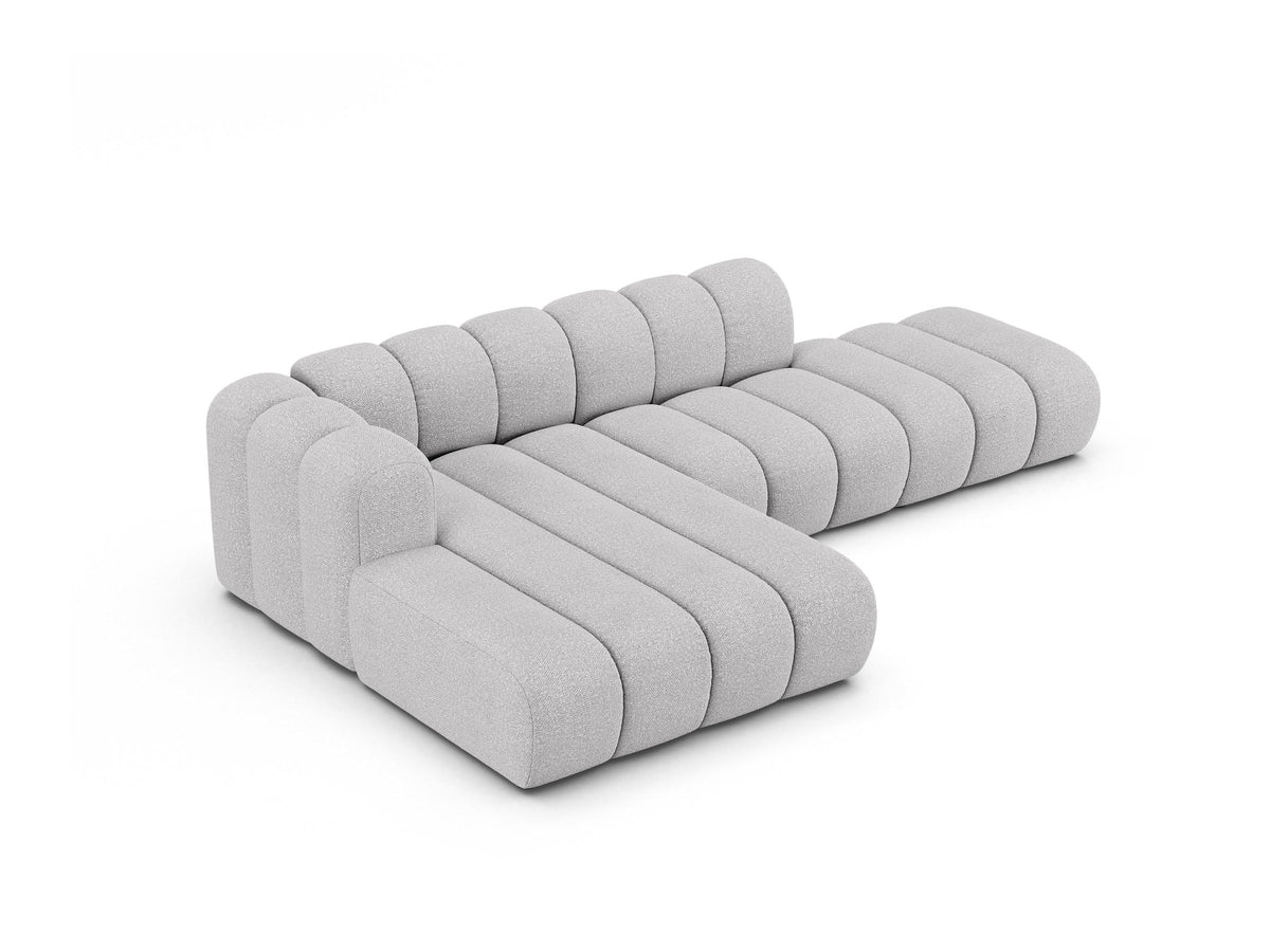 Lupine Modulares Ecksofa open links 5 Sitzer in Light Grey-Baloo präsentiert im Onlineshop von KAQTU Design AG. L-Sofa links ist von Micadoni