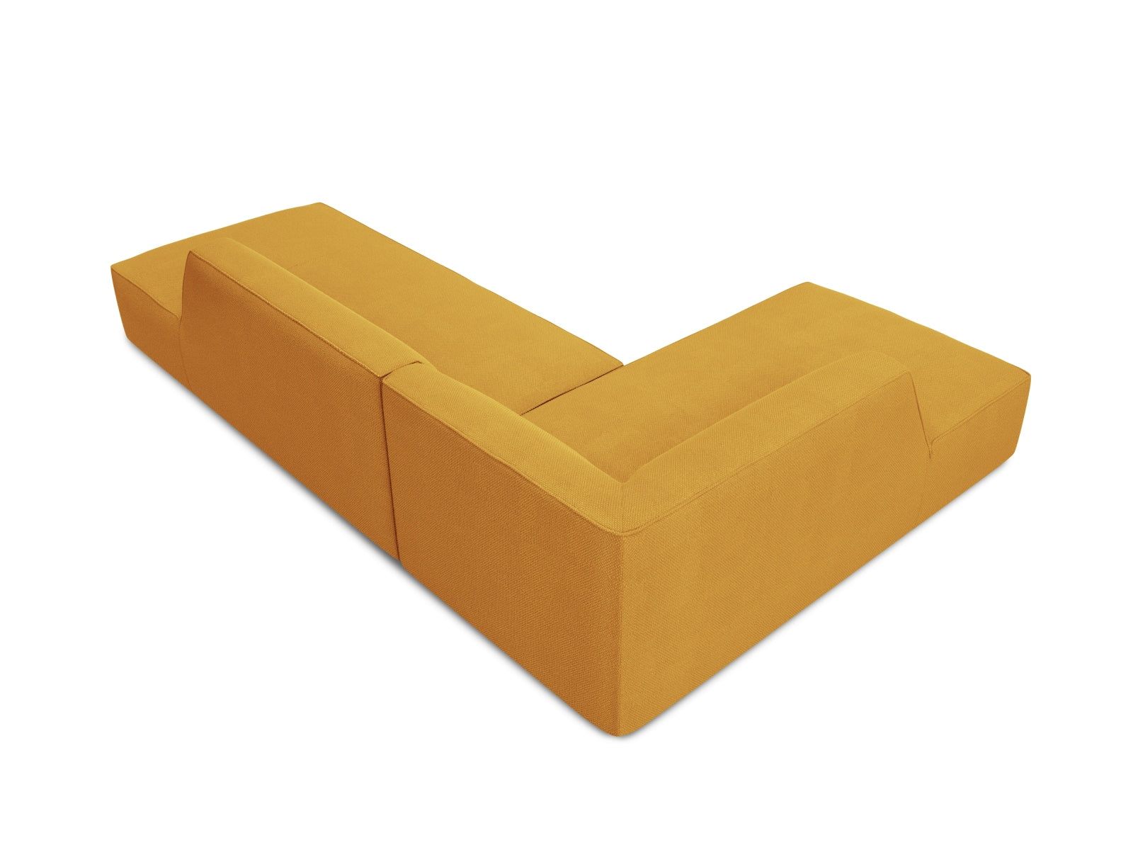Ruby Modulares Ecksofa links 4 Sitzer in Yellow-Ottawa präsentiert im Onlineshop von KAQTU Design AG. Ecksofa links ist von Micadoni