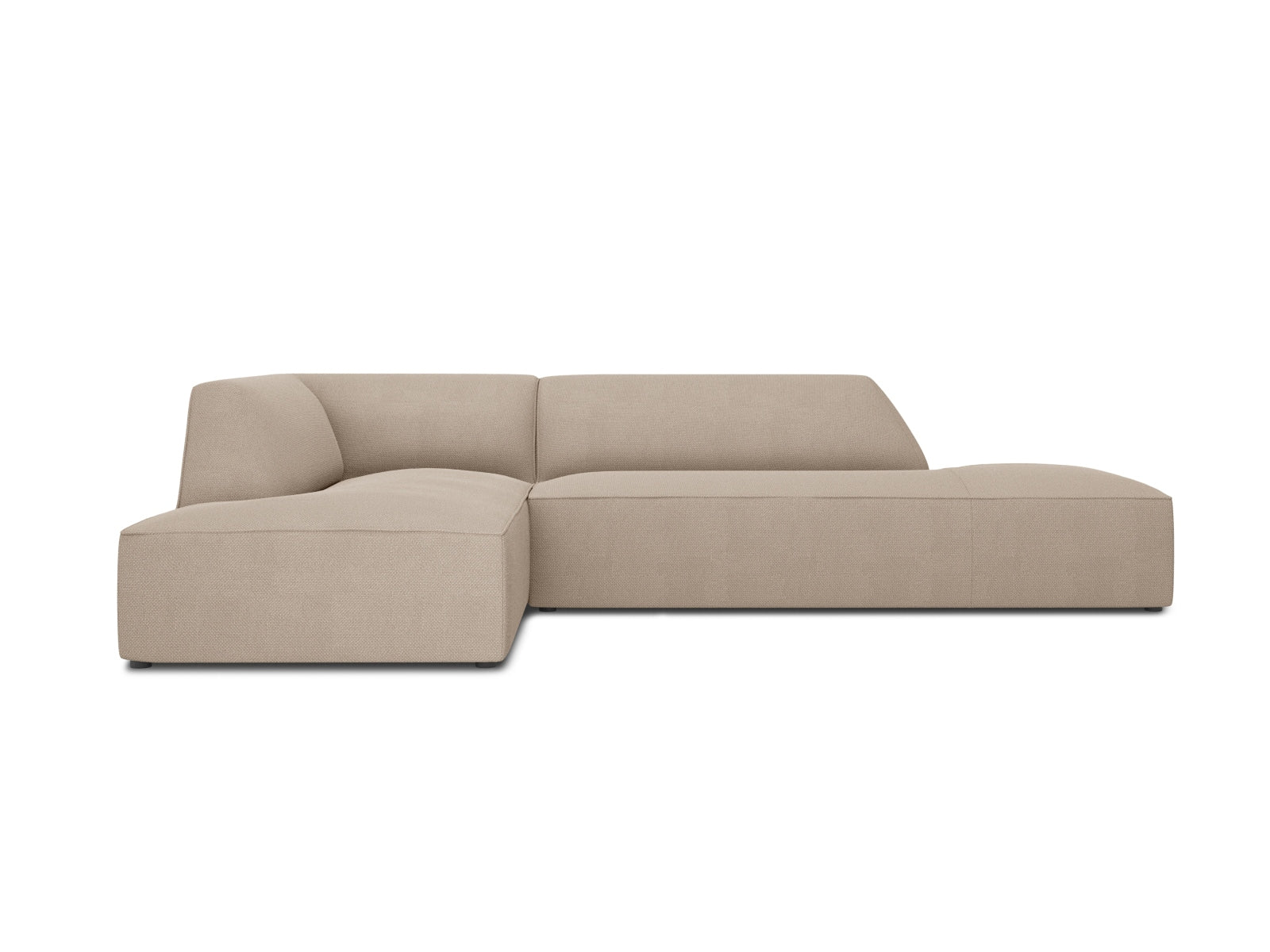 Ruby Modulares Ecksofa links 4 Sitzer in Dark Beige-Ottawa präsentiert im Onlineshop von KAQTU Design AG. Ecksofa links ist von Micadoni
