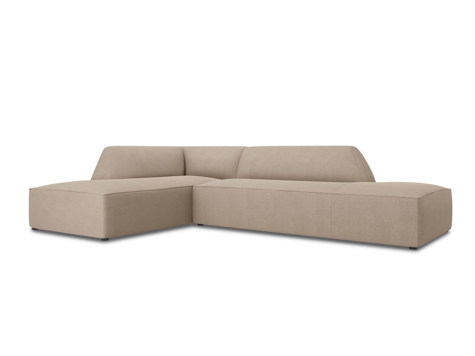Ruby Modulares Ecksofa links 4 Sitzer in Dark Beige-Ottawa präsentiert im Onlineshop von KAQTU Design AG. Ecksofa links ist von Micadoni